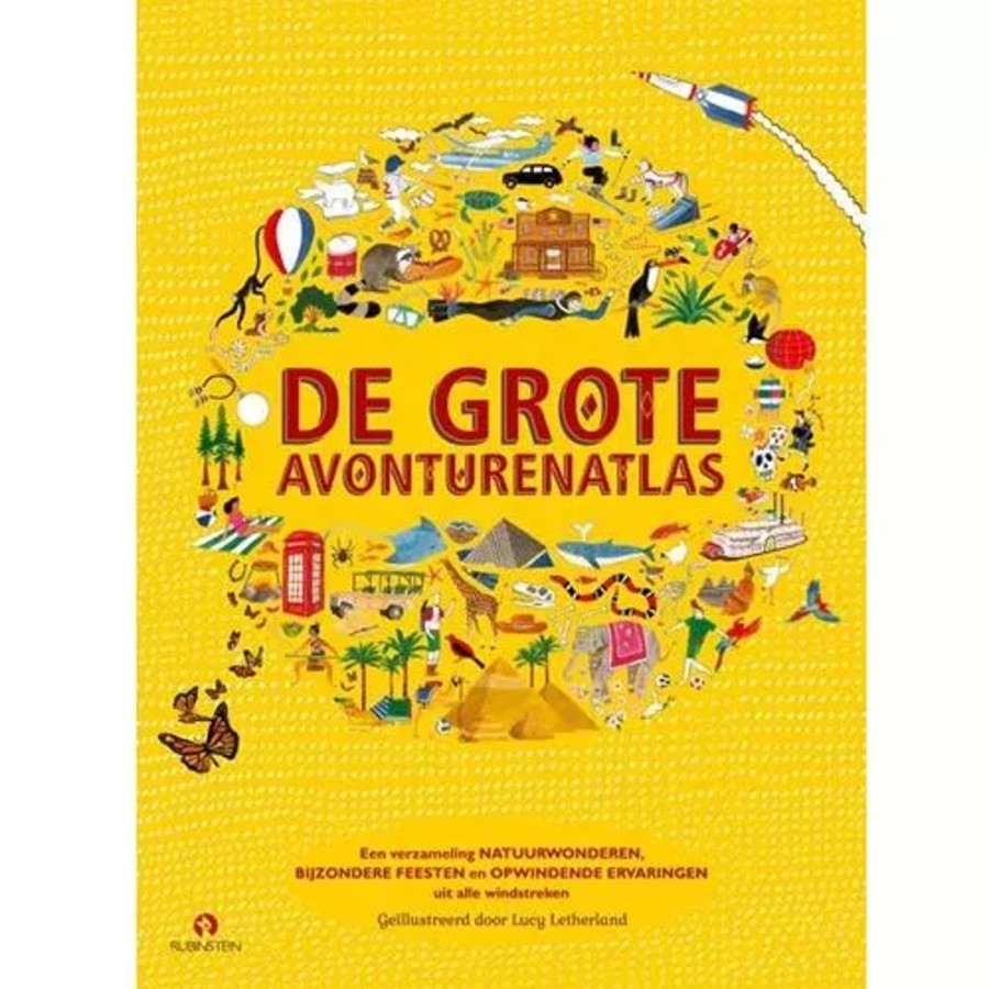 Kinderboeken rubinstein  | Uitgeverij Rubinstein De Grote Avonturenatlas